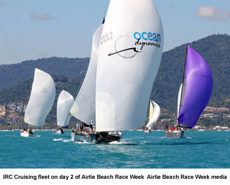 IRC Cruising fleet on day 2 of Airlie Beach Race Week  Airlie Beach Race Week media