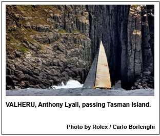 VALHERU, Anthony Lyall, passing Tasman Island.