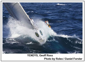 YENDYS, Geoff Ross, Photo by Rolex / Daniel Forster.