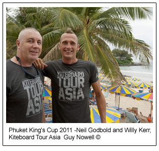 Phuket King's Cup 2011 -Neil Godbold and Willy Kerr, Kiteboard Tour Asia  Guy Nowell ©