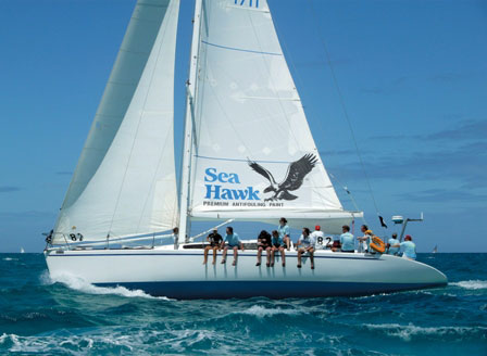 Sea Hawk - At 2012 St. Maarten Heineken Regatta