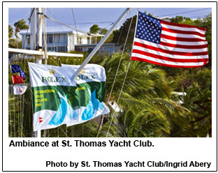 Ambiance at St. Thomas Yacht Club.