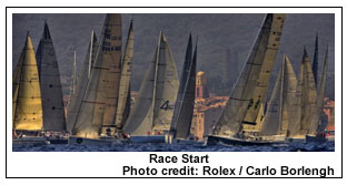 Race start, Photo credit: Rolex / Carlo Borlengh