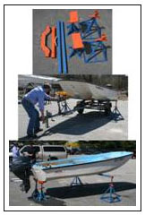 BOAT LIFTING SYSTEM HELPS OWNER EASILY REMOVE BOAT TRAILERS
