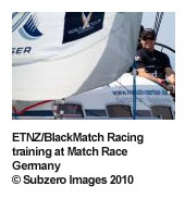 ETNZ/BlackMatch Racing training at Match Race Germany  Subzero Images 2010