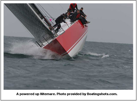 A powered up Nitemare. Photo provided by Boatingshots.com