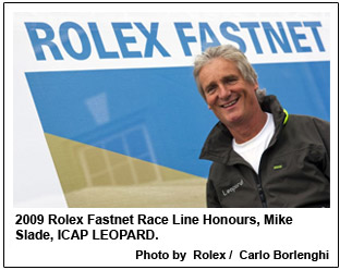 2009 Rolex Fastnet Race Line Honours, Mike Slade, ICAP LEOPARD.