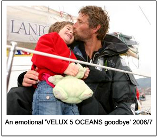 An emotional 'VELUX 5 OCEANS goodbye' 2006/7