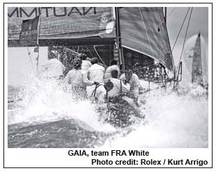 GAIA, team FRA White, Photo credit: Rolex / Kurt Arrigo