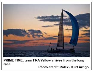PRIME TIME, team FRA Yellow arrives from the long race, credit: Rolex / Kurt Arrigo