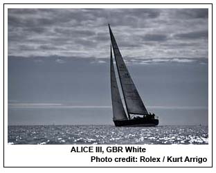 ALICE III, GBR White, credit: Rolex / Kurt Arrigo