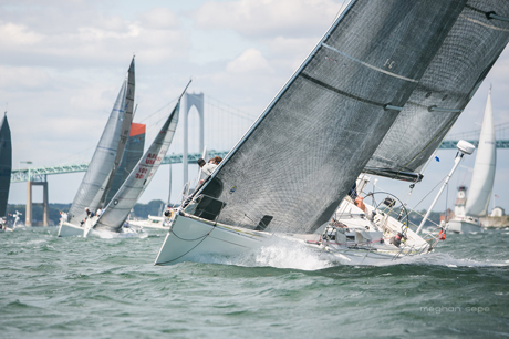 The PHRF Class start at the 2014 Ida Lewis Distance Race