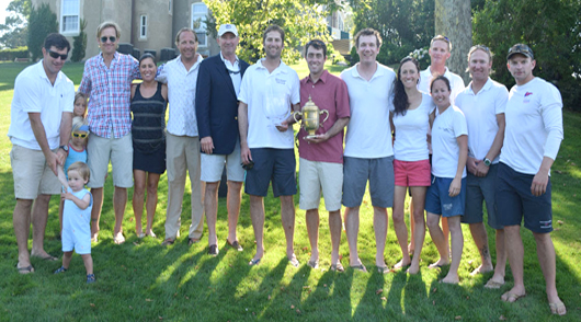 New York Yacht Club team captain Pete Levesque and his team won the Morgan Cup