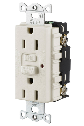 The National Electric Code requires that Ground Fault Circuit Interrupter (GFCI) receptacles be installed wherever people are vulnerable to severe electrical shocks, such as where electrical equipment is near water. With advanced GFCI receptacles from Hubbell Marine and Hubbell/Wirecon, occupants of boats, marinas, RVs and homes near water remain safe in the event of a ground fault. All advanced GFCI receptacles comply with the Underwriter Laboratories (UL) 943 mandate.