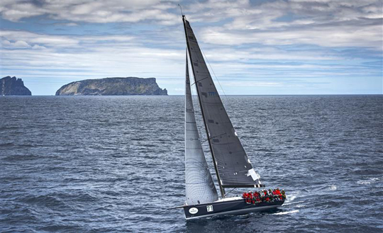 Paul Clitheroe's TP52 BALANCE (AUS), overall winner of the Rolex Sydney Hobart 2015