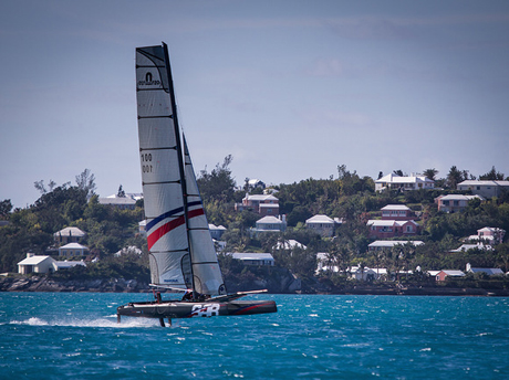 WATCH the team foiling on the 35th America's Cup venue