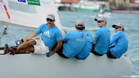 Canfield and his team racing in, and winning, the Carlos Aguilar Match Race, presented by AeroMD, in Charlotte Amalie, St. Thomas, December 2015.