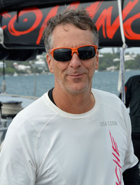 Man of the moment - Stan Honey named 'Best navigator in the world' by Comanche skipper Ken Read, after steering the 100ft record setter through some tricky winds after the start, which then set her up for her record run.
