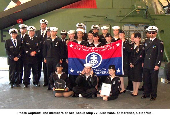 California Sea Scouts Earn BoatUS Flagship Award