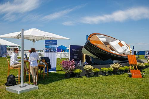 Hinckley Yachts displays the beautiful Dasher