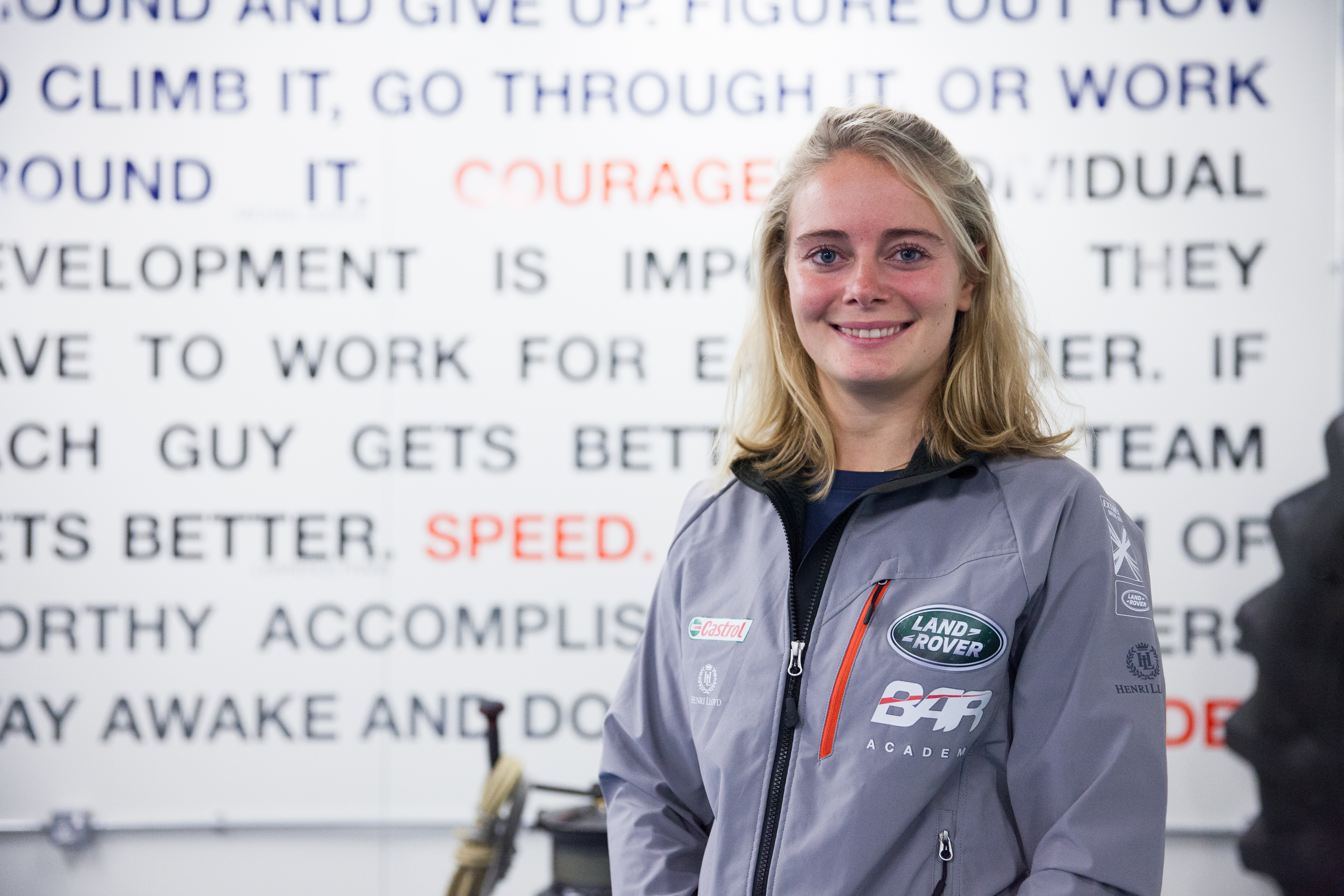 Annabel Vose joins Land Rover BAR Academy (c) Harry KH