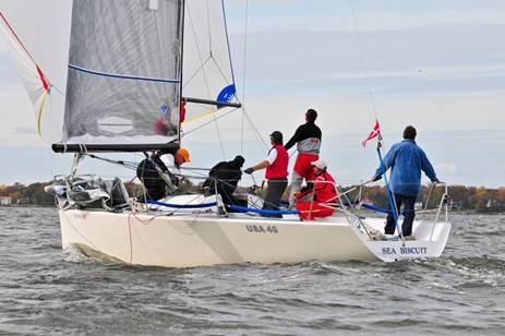 Annapolis Yacht Club Commodore and STC Member Kevin McNeil took first place in Sea Biscuit in the Farr 30 Class.