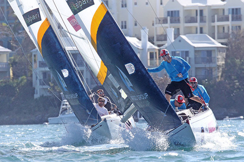 Picture postcard perfect conditions returned to Bermuda for the third and final day of Qualifying at the Argo Group Gold Cup