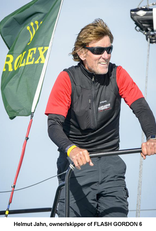 Helmut Jahn, owner/skipper of FLASH GORDON 6