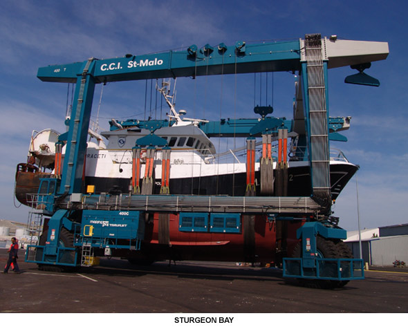 Marine Travelift&rsquo;s Service And Performance Impresses Saint-Malo, France