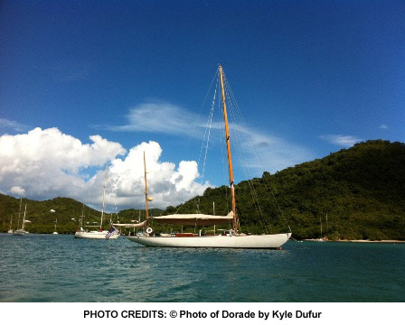 Classic Yacht Dorade - �The Mother of Modern Ocean Racing� - Setting Sail For The St. Maarten Heineken Regatta