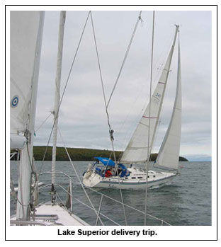 Lake Superior delivery trip.