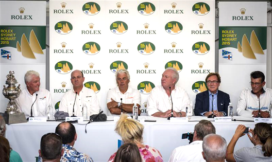 Overall Contenders Press Conference at the Cruising Yacht Club of Australia