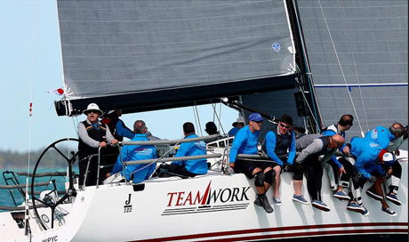 Teamwork has a narrow 2-point lead in ORC 1 - photo Max Ranchi/Quantum Key West 