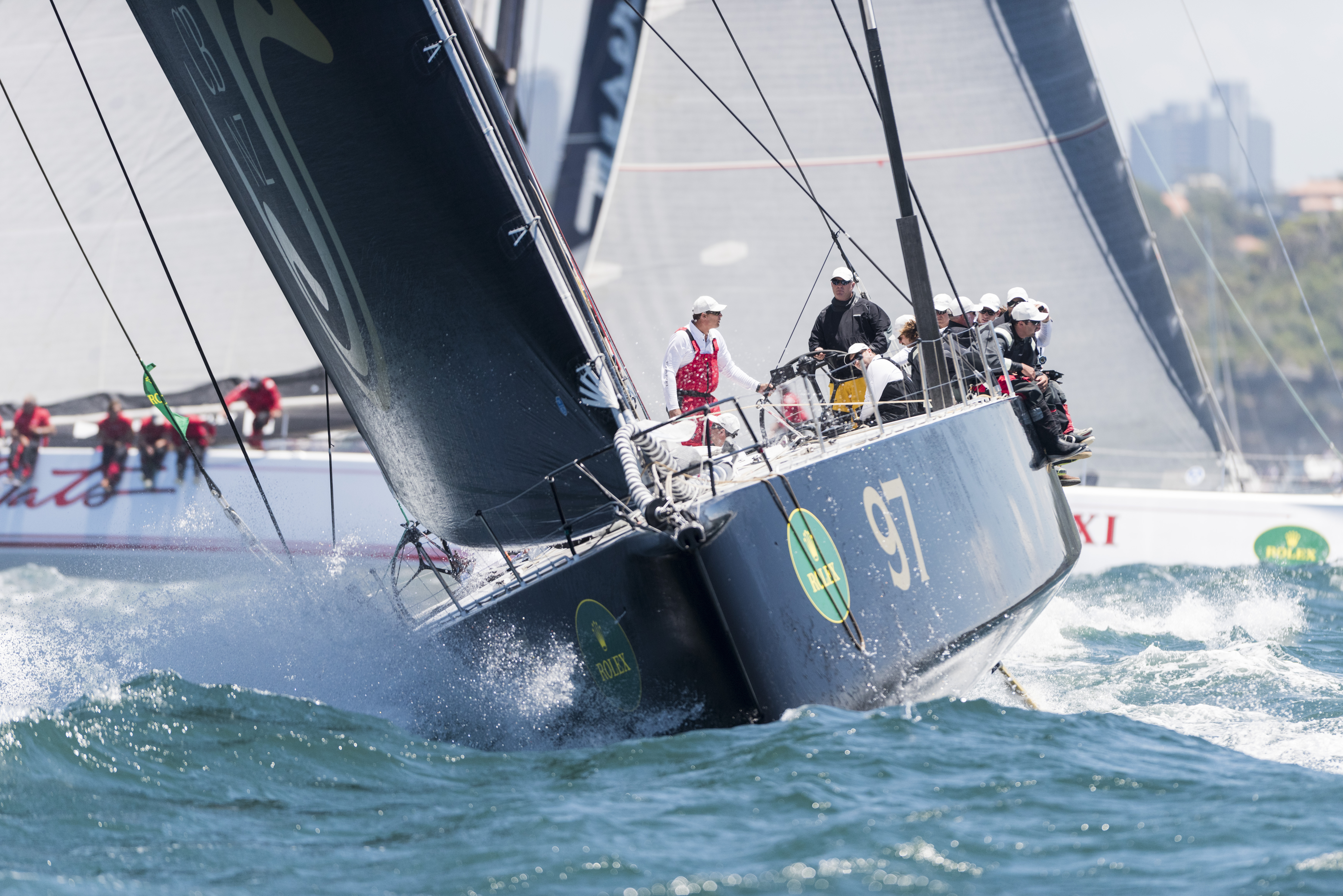 BEAU GESTE at the start of the 2016 Rolex Sydney Hobart