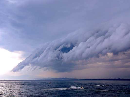 Boaters need to be prepared for summer thunderstorms.