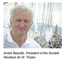 Andr&eacute; Beaufils, President of the Societ&eacute; Nautique de St. Tropez