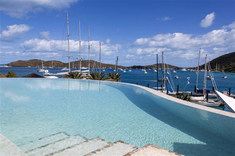 A view of the 159-foot topsail schooner Pride of Baltimore II from the deck of 179-foot Barque Picton Castle during Race 2 of TALL SHIPS CHALLENGE&reg; (photo courtesy of Picton Castle)
