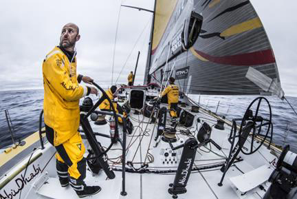 Big decisions face Azzam's skipper Ian Walker during the final stages of Volvo Ocean Race Leg 7