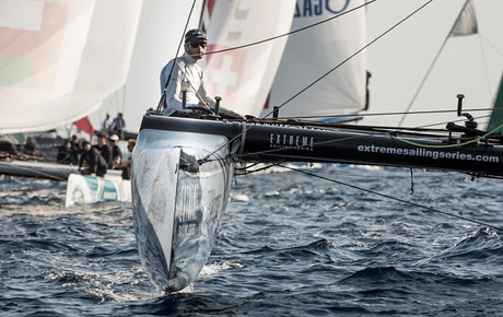 J.P. Morgan BAR Skipper, Ben Ainslie, made good judgements in the light breeze (C) Lloyd images
