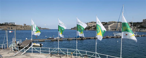 The Royal Malta Yacht Club marina at Marsamxett Harbour