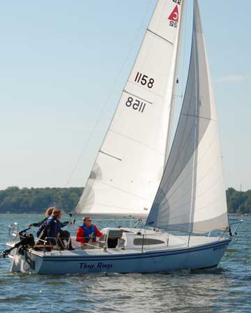 Three Rings, our Capri 22 in Afton, MN