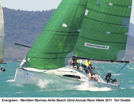 Evergreen - Meridien Marinas Airlie Beach 22nd Annual Race Week 2011 Teri Dodds