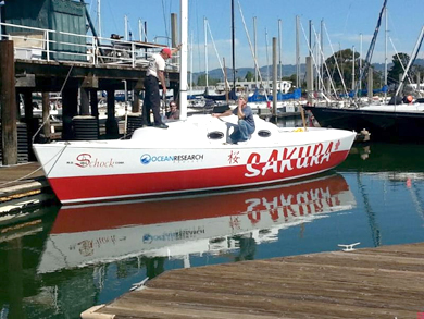 Matt and Nicole spent the days leading up to their departure outfitting and test sailing