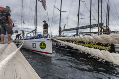Rolex Sydney Hobart Race harbor