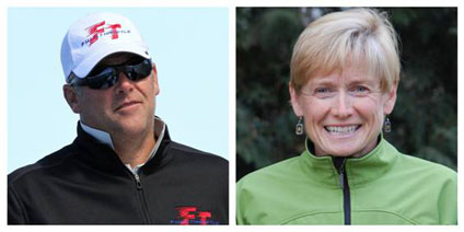 From left to right: Rolex Yachtsman Brian Porter (Photo Credit Joy/USMCA) and Rolex Yachtswoman Jody Starck (Photo Credit Kimberly Whistler).