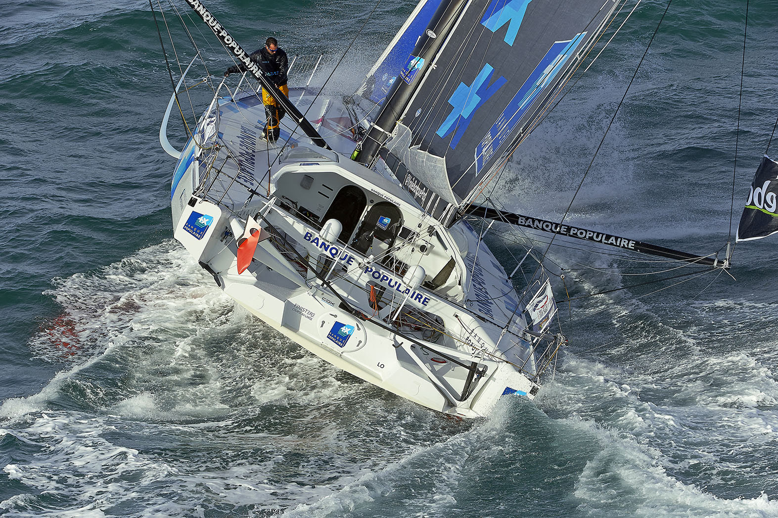 Le Cléac'h at the Pacific Ocean / Vendee Globe